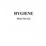 Hygiene. Practicals.